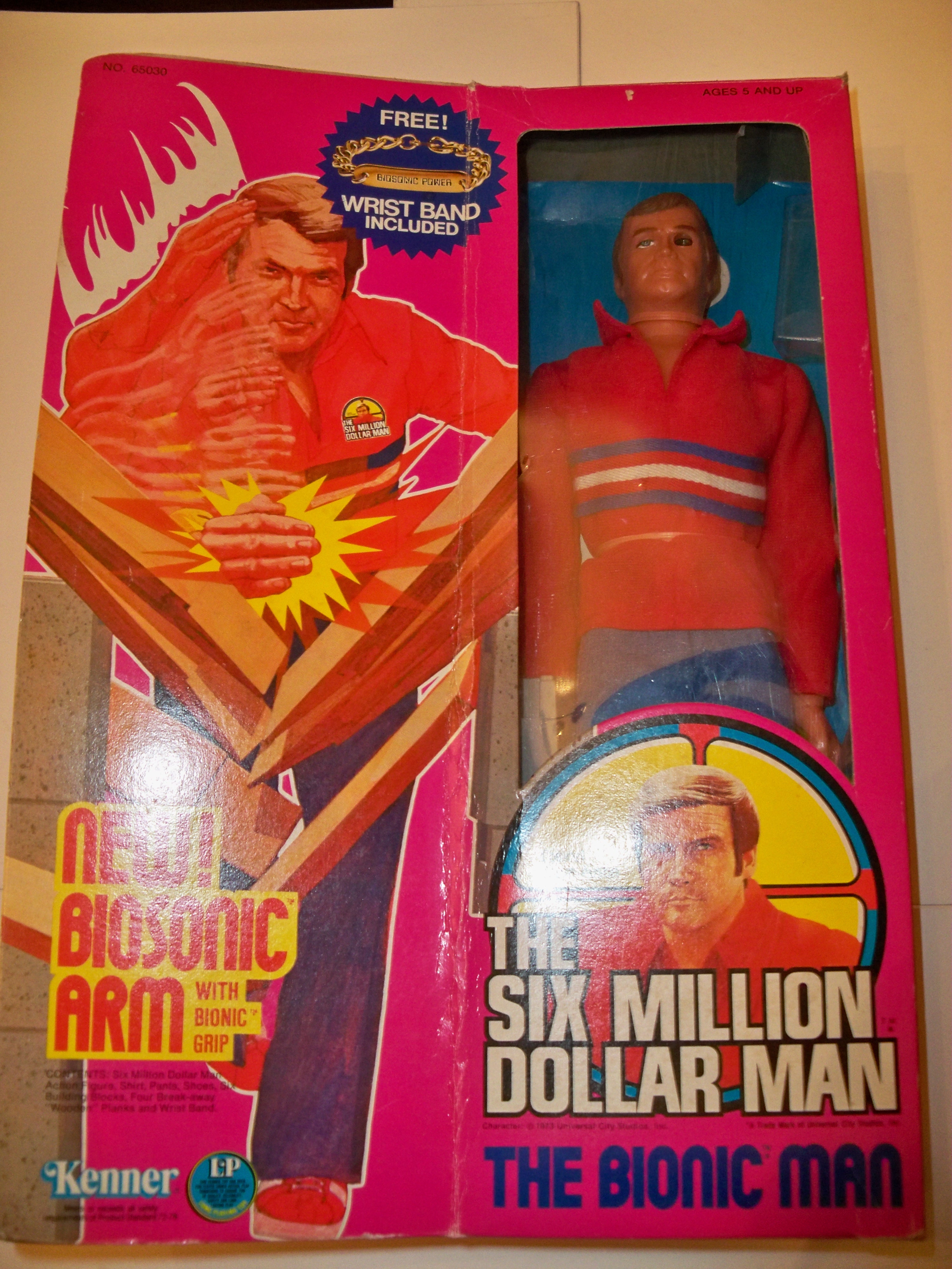 6 Million Dollar Man Kenner Bionic Woman Doll.